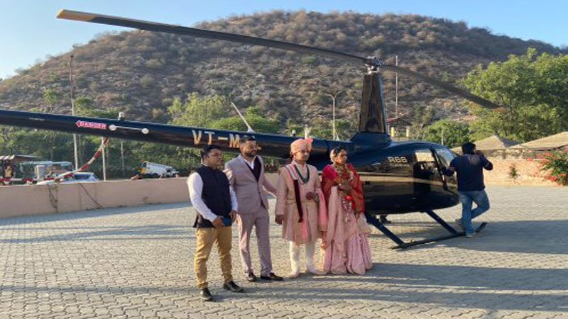 Helicopter Rental Service for Marriage in India